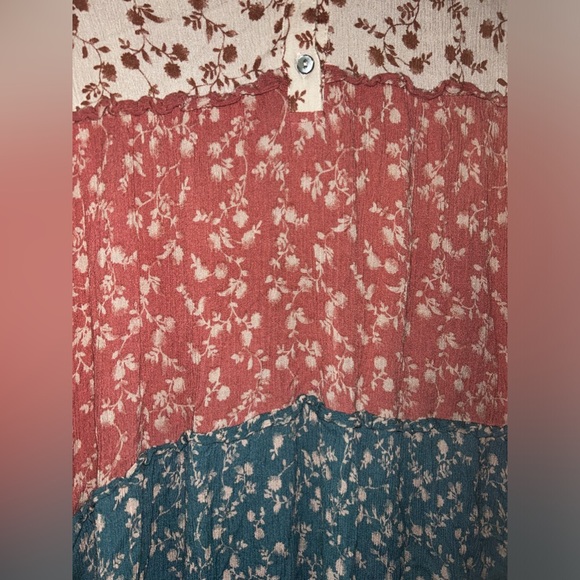 ODDY Floral Print Size M High Low Dress - Picture 2 of 3